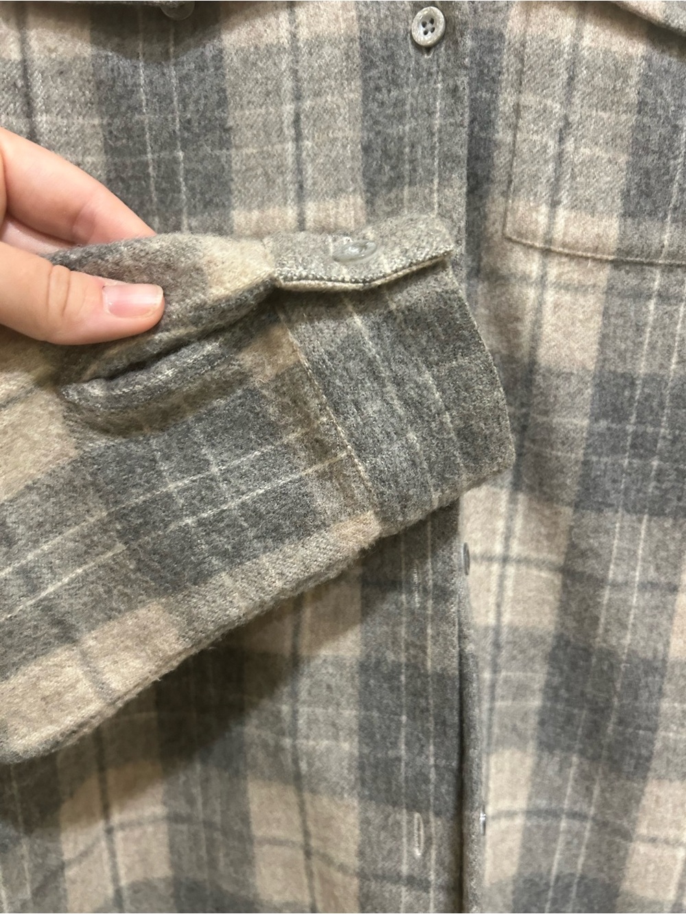Jones New York Country 90% Wool Plaid Shacket Shirt Jacket Size 8 - Picture 2 of 8